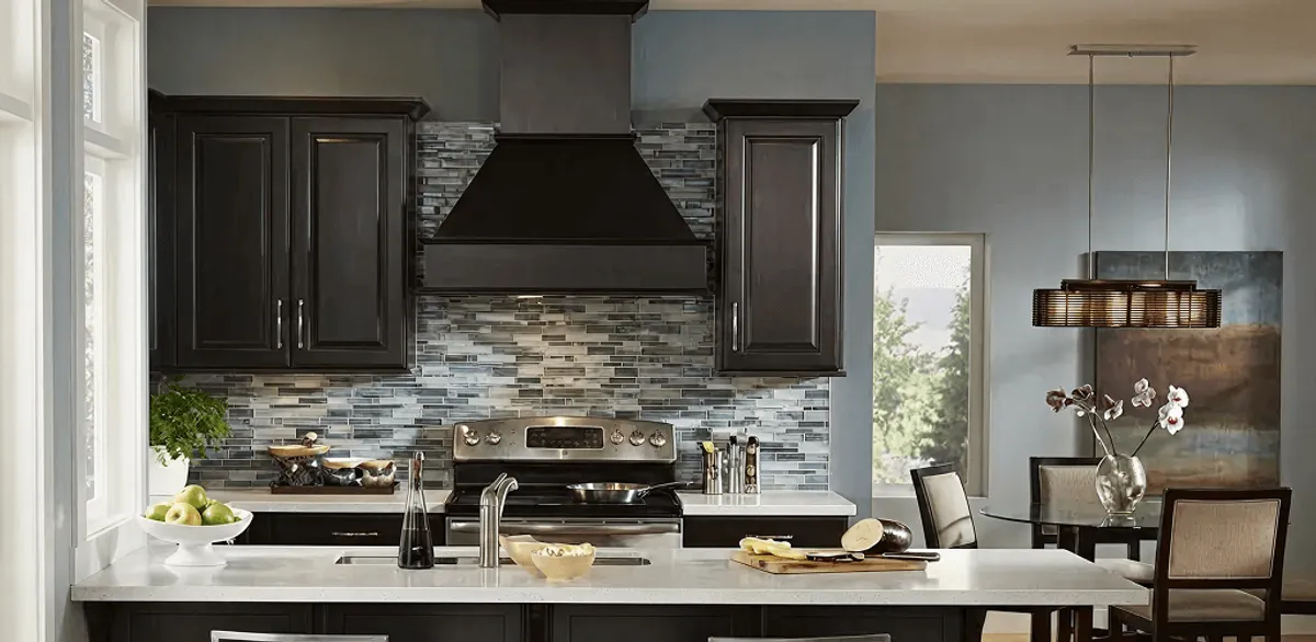 Kitchen cabinet painting and refinishing in a modern kitchen in Peoria, IL